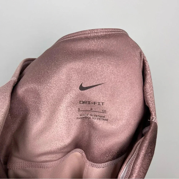 Nike One High-Rise Smokey Mauve Printed Leggings - Picture 8 of 9